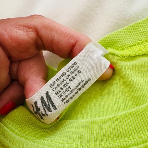 H&M Bundle - 3 Graphic T-Shirts Boys Size US 8/10 (Fit like size 8) - Picture 5 of 10